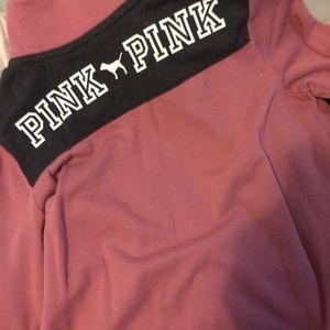 Love pink half zip